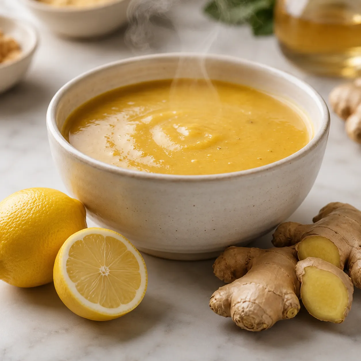 Sopa Detox de Gengibre